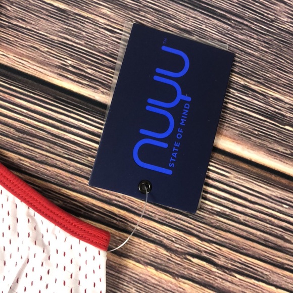 NUYU Stanford University Cardinals Sports Bra With Keyhole Red White NEW Womens - Picture 4 of 5